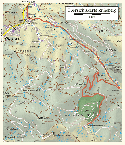 Lageplan Ruheberg